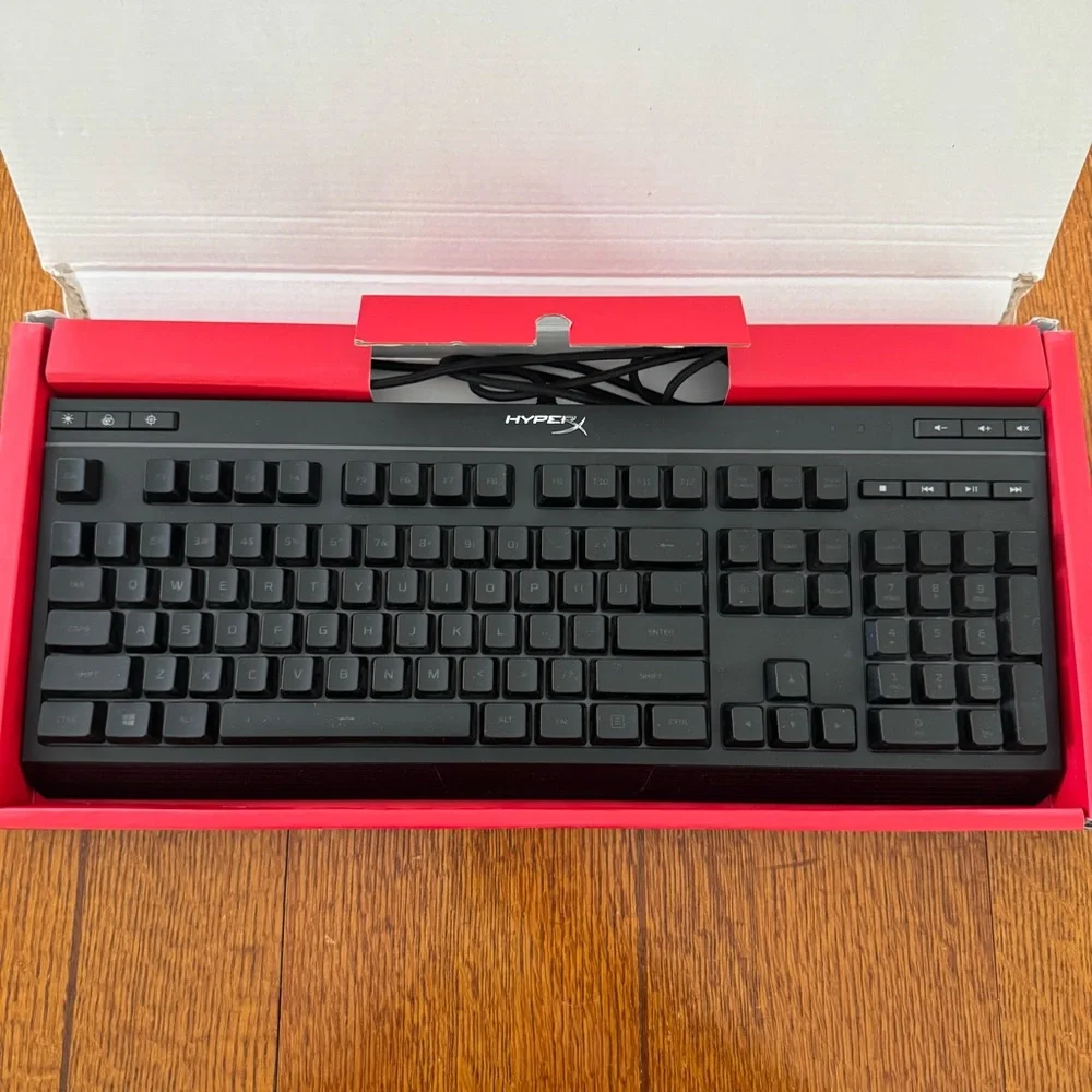 HyperX Alloy Core RGB Wired Gaming Keyboard HX-KB5ME2 tested working